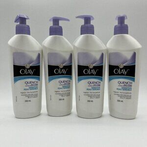 New 4 X Olay Quench Sensitive Fragrance Free Body Lotion 350ml Discontinued